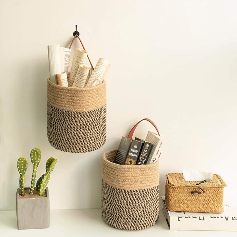 Rope hanging baskets 2 pack